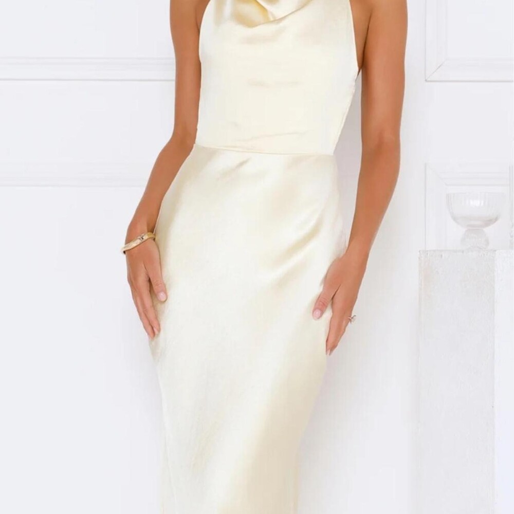 Yellow Maxi Dress Size M 31 C 5